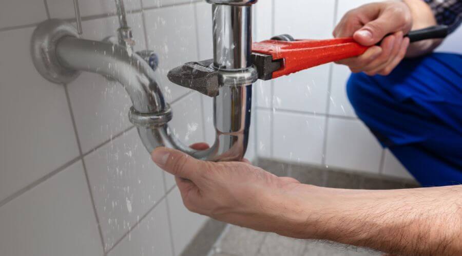 Professional bathroom faucet installation in Java, SD